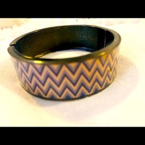 Purple Chevron Bracelet